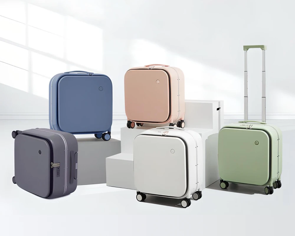 colorful carry on luggage
