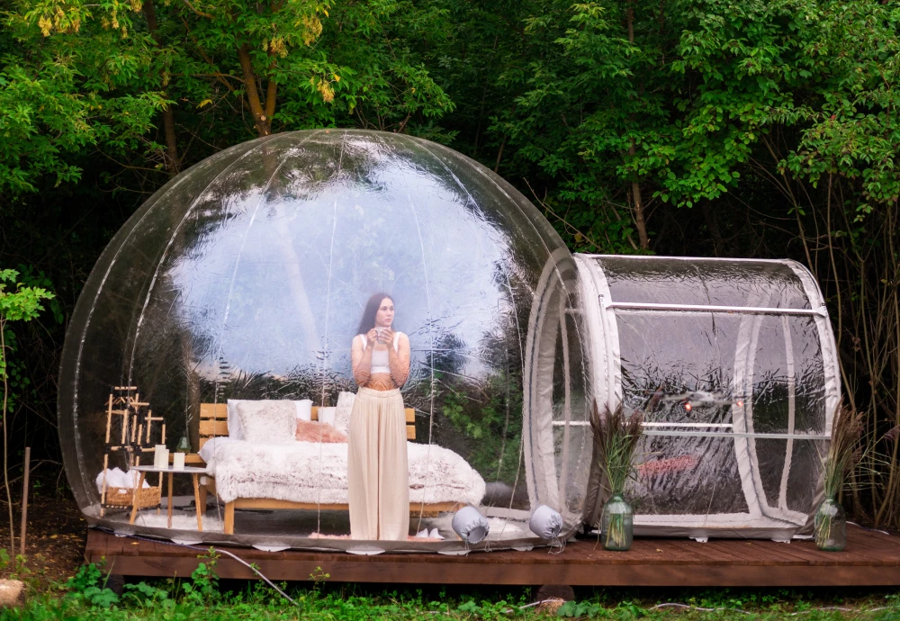 big transparent camping inflatable bubble tent