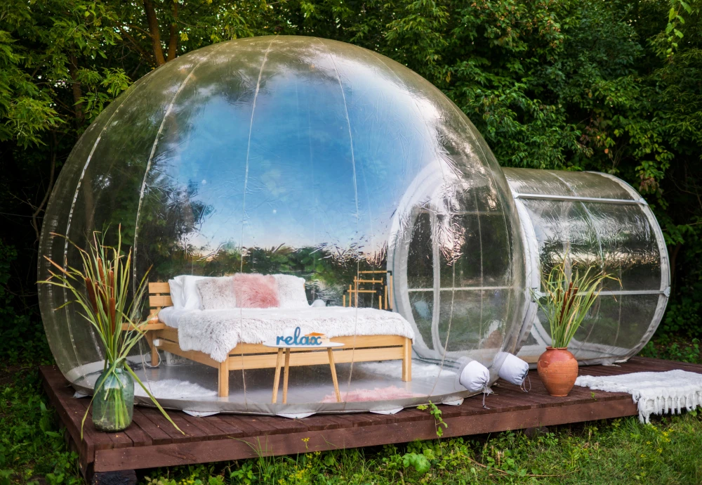 outdoor tent bubble